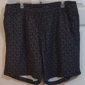 Michael Kors Men's Shorts Dark Blue & Gray Size 4XL